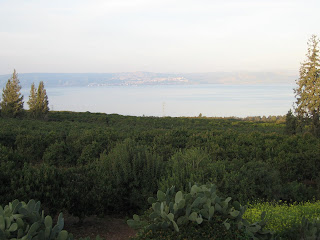 View from my room towards Tiberias