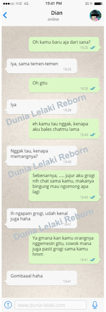 kalau bingung bales chat gebetan jujur aja