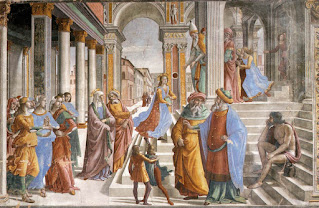 Domenico Ghirlandaio. Presentation of the Virgin at the Temple