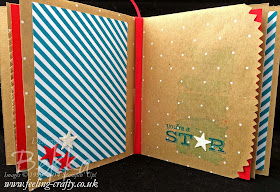 Work of Art Paper Bag Book with some cute punch tricks - check out this blog for lots of cute ideas