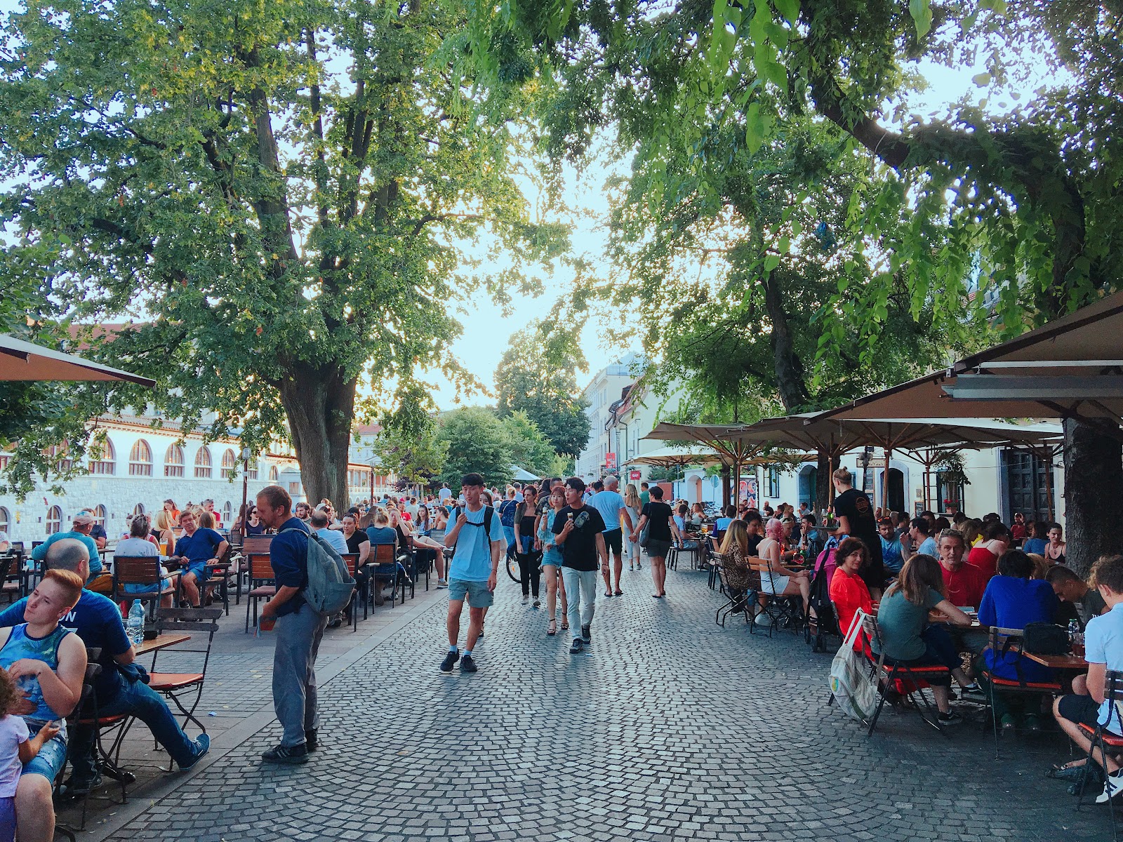 café in Ljubljana city centre