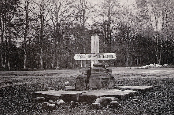 Croix Montmorin, forêt de Fontainebleau.