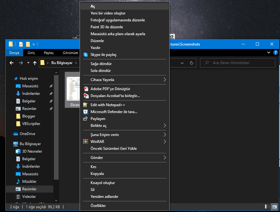 Windows 10'da Fotoğraf Görüntüleyici için Bağlam Menüsüne Görüntü Önizleme Ekleme