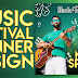 Music Festival Social Media Banner Design For Advertising In Photoshop | A.R. ASHIK