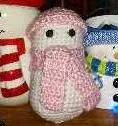 PATRON GRATIS MUÑECO DE NIEVE AMIGURUMI