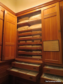 Linen cupboard at The Elms