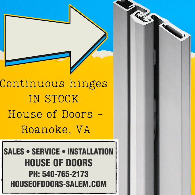 Continuous hinges  IN STOCK  House of Doors - Roanoke, VA