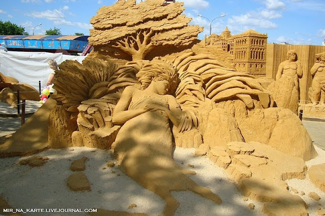 Amazing: Great Roman Empire Sand Sculpture Exhibition in Russia