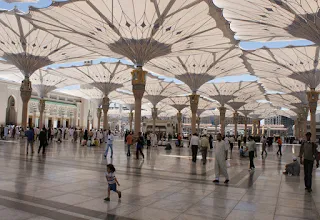 افضل واجمل صور مظلات المسجد النبوي بجودة عالية جدا