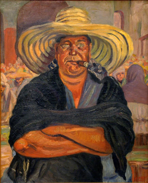 Francisca, marchanta del mercado de Santiago, Yoryi Morel, 1946