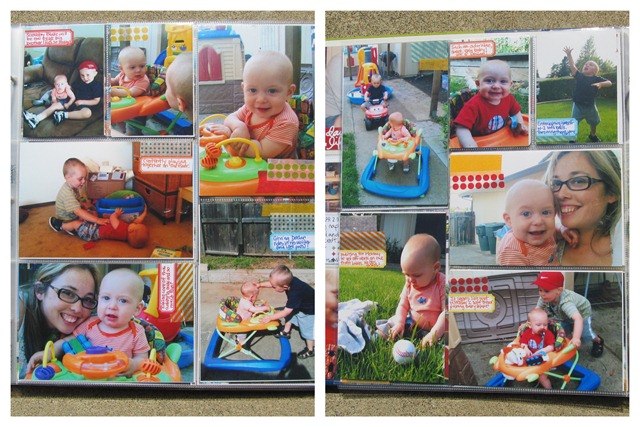 Project Life- Week 18 insert babysitting