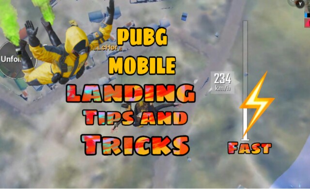 pubg mobile landing tips and trikcs