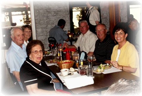 6 of us at table