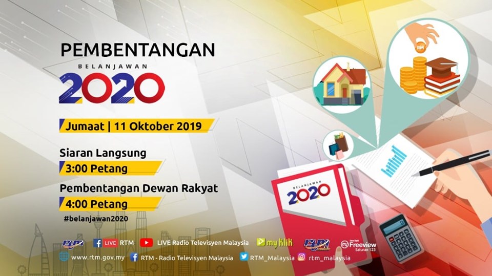 Live Streaming Pembentangan Bajet 2020 Malaysia 11/10/2019