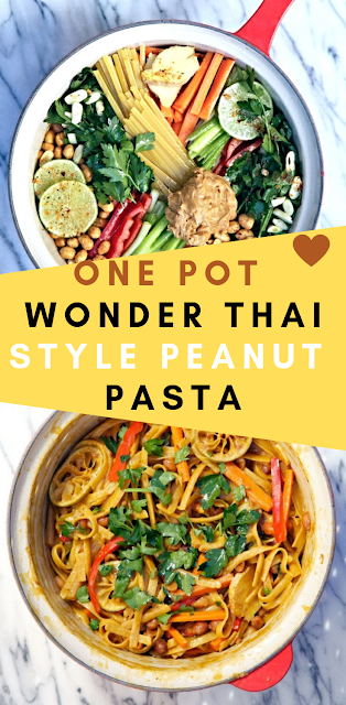 One Pot Wonder Thai Style Peanut Pasta Recipe 2019