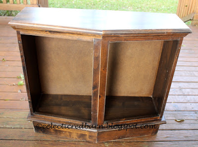 Eclectic Red Barn:  Entry Cabinet with doors off