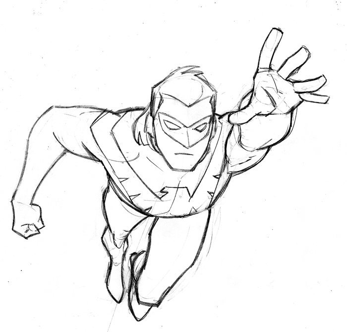Nightwing Coloring Pages 7