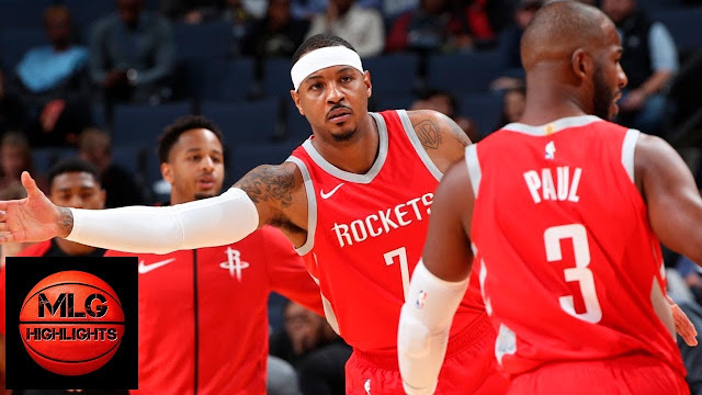 Carmelo Anthony conveys his mid-go franticness to Rockets introduction, and it doesn't go well