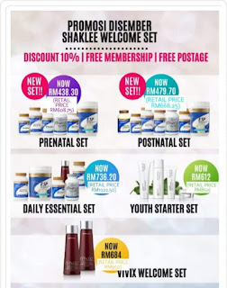 Promosi Shaklee Disember 2019