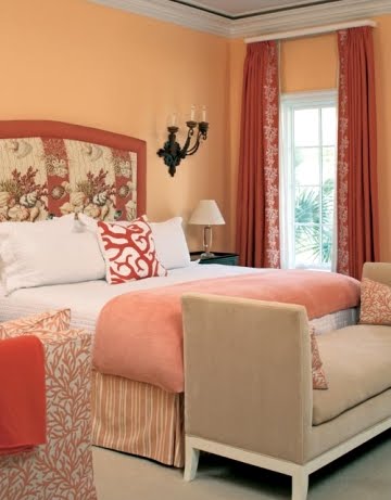 Coastal Bedroom Coral Branch Designs