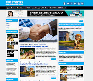 Symetry Blogger Template 