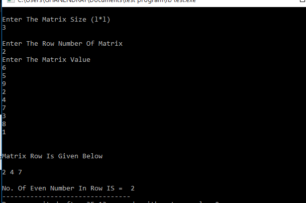 C Program To Find Maximum Even Number In Matrix 