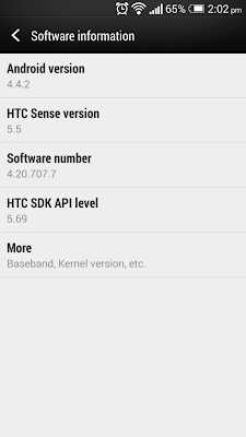 HTC One KitKat update