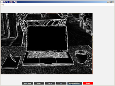 Photo Editor App - Edge Detection Filter