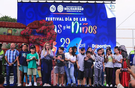 Lili Campos celebra a niñas y niños solidarenses