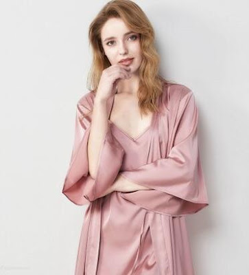 French Sexy Dressing Gown Suspenders Pajamas Robe