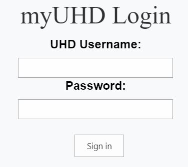 Helpful Guide to Access myUHD Portal and Blackboard 2022