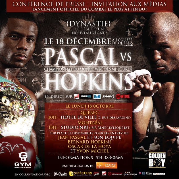 bernard hopkins vs jean pascal. watch Jean Pascal vs Bernard