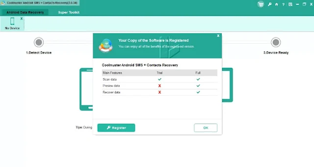 Coolmuster Android SMS + Contacts Recovery