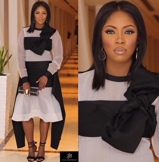 Tiwa Savage & Lekan Dosunmu,The Akinsiku Of Lagos Strike Sexy Pose At Toolz’s Wedding In Dubai