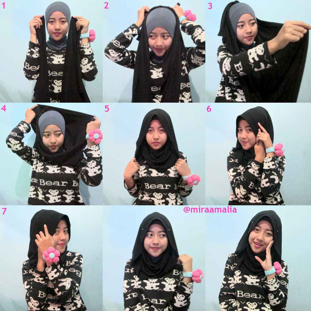 Mira Amalia Hijab Tutorial 13 Simple To Campus