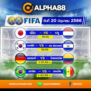 โปรแกรมฟุตบอล FIFA กระชับมิตร วันที่ 20 มิ.ย. 2566 