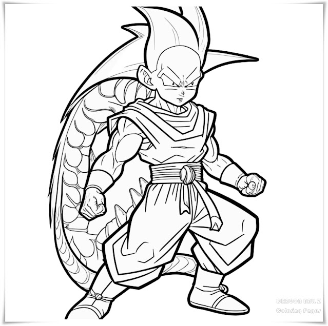 Dragon Ball Z Coloring Pages, Free, Printable, Piccolo, Goku, Vegeta, Gohan, Anime, Coloring Pages