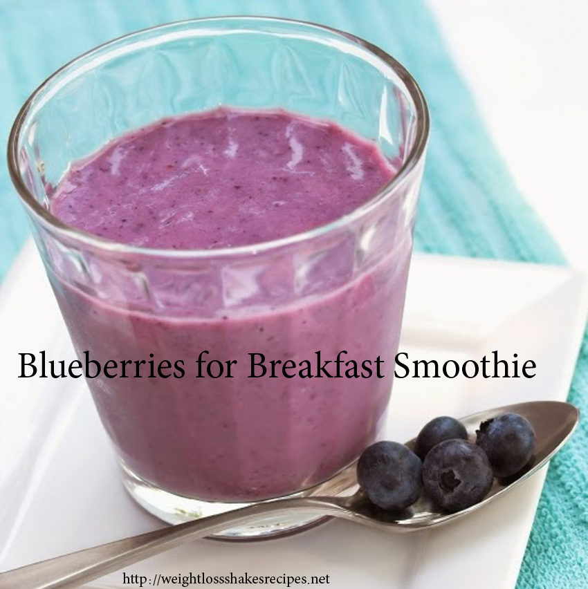 Blueberries for Breakfast Smoothie