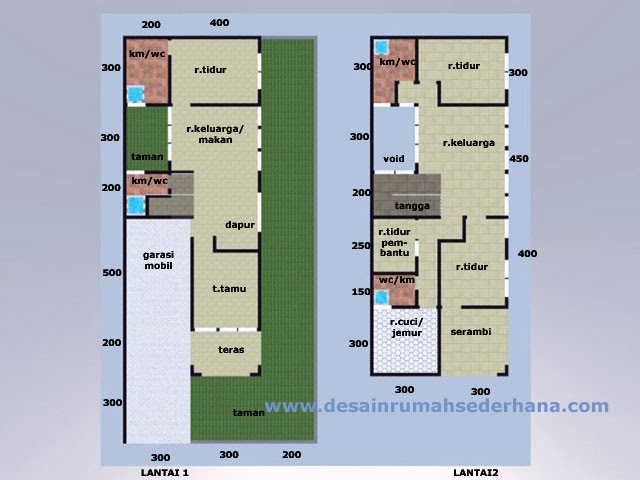 Desain Rumah Ideal 2 Lantai untuk Hook Tanah Kavling 