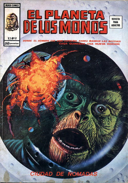 Portada de Planeta de los Monos Volumen 2 Nº 12 Ediciones Vértice