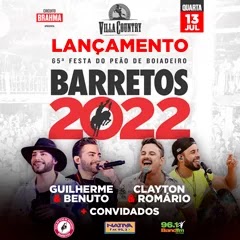 13/07/2022 Shows de Guilherme e Benuto e Clayton e Romário em São Paulo [Villa Country]