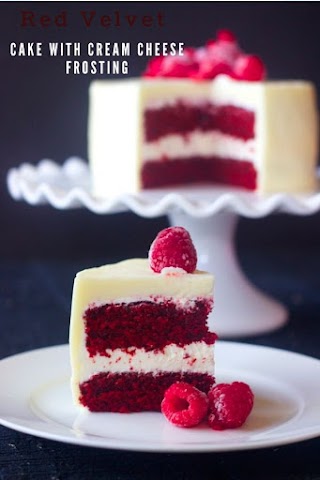 Red Velvet Cake with Cream Cheese Frosting