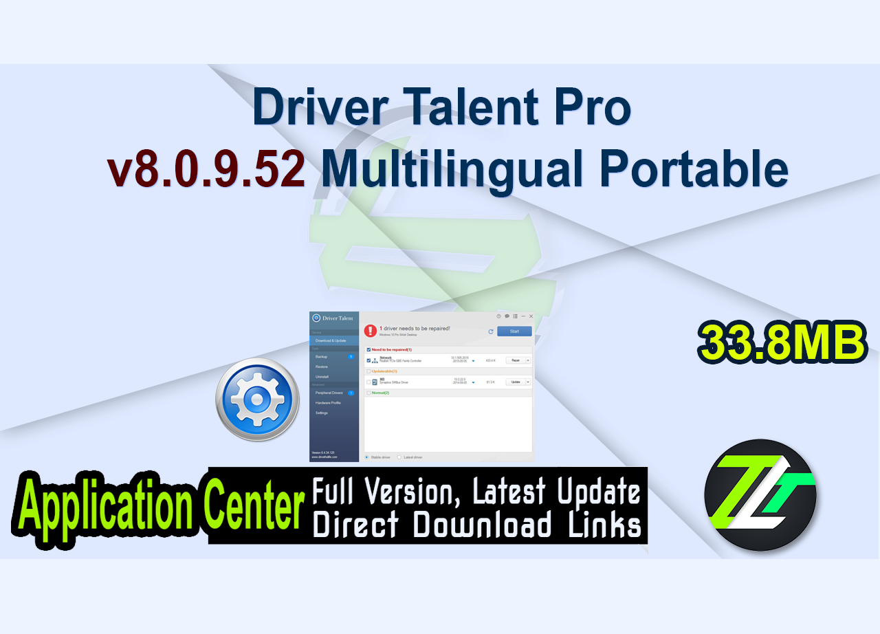 Driver Talent Pro v8.0.9.52 Multilingual Portable