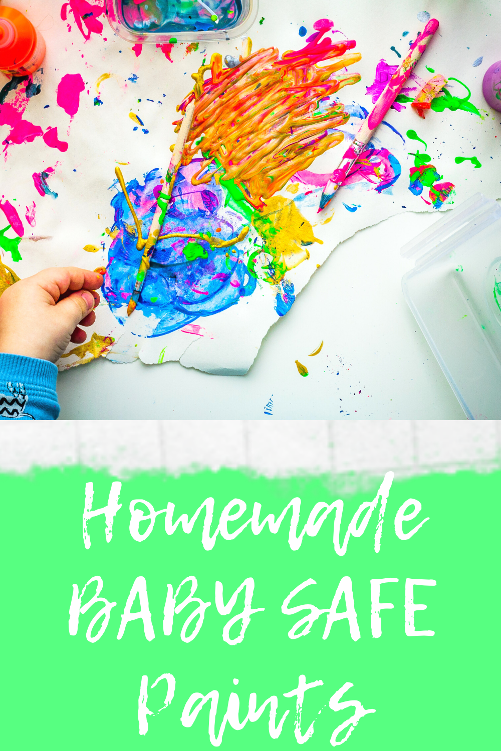 Homemade Baby Safe Paints