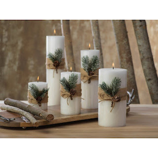 24 Christmas Candles Decoration Ideas