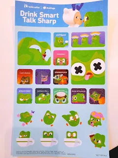 Luckin Coffee's Duolingo Sticker Set