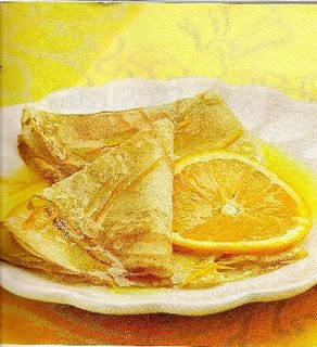 Crepes a la Naranja