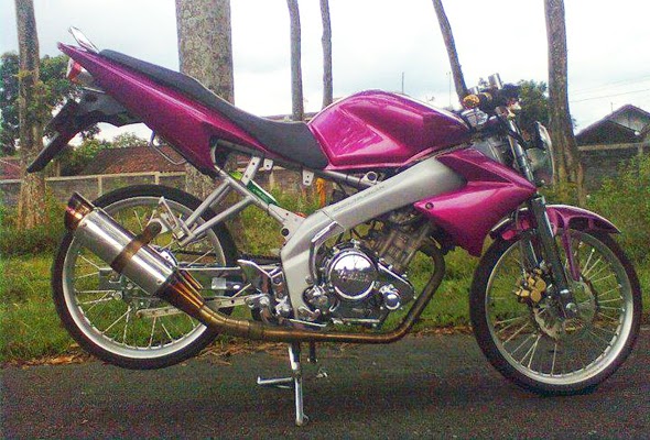 Yamaha Vixion Ungu