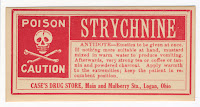 Strychnine Label