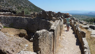 Antigua ciudad de Micenas. Península del Peloponeso.